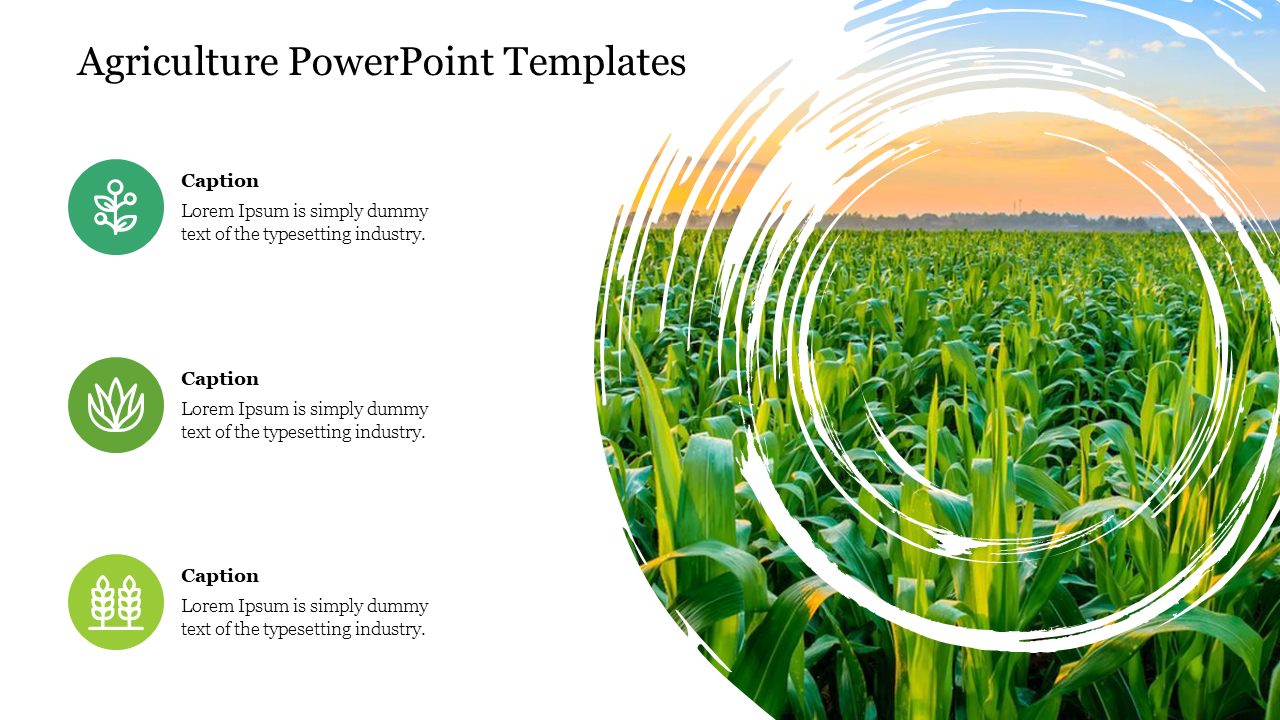 presentation agriculture powerpoint template